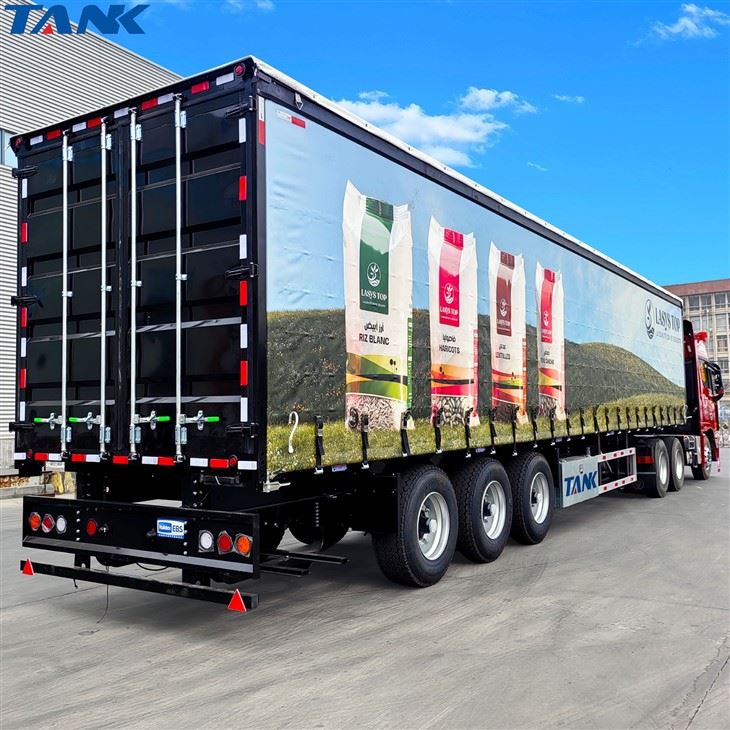 3 Axle Side Curtani Semi-Trailer price